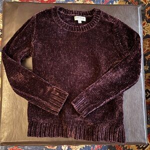 Orvis Deep Purple Knit Sweater